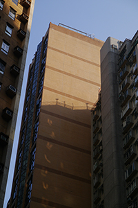 Building with shadows, Sheung Wan, 25 January 2019