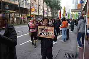 New Year's Day protest march, Hennessy Road, Wanchai, 1 January 2019