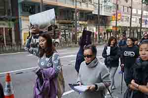 New Year's Day protest march, Hennessy Road, Wanchai, 1 January 2019