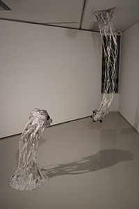 Sculpture by Ling Pui Sze in the 'Ólafsfjörður' exhibition, Sansiao Gallery, Central, 18 July 2019