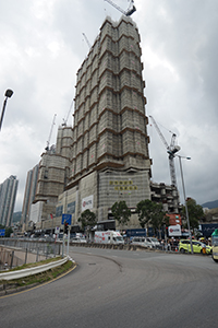 Building under construction, Che Kung Miu Road, Tai Wai, 14 July 2019