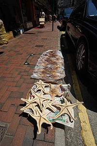 Dried food on the street, Sheung Wan, 21 September 2019