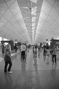 Departure gates, Hong Kong International Airport, 6 September 2019