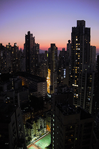 Sunset, Sheung Wan, 22 September 2019