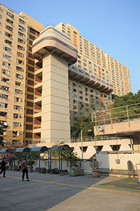 Elevator tower, Kwai Shing West Estate, 18 October 2019