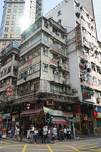 Old building on Shanghai Street, Yau Ma Tei, 20 October 2019