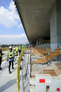 M+ under construction, West Kowloon Cultural District, 25 October 2019