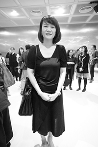 LCSD curator Prudence Ma, ceremony for the reopening of Hong Kong Museum of Art after renovation, Tsim Sha Tsui, 30 October 2019