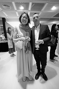 Guests at a ceremony for the reopening of Hong Kong Museum of Art after renovation, Tsim Sha Tsui, 30 October 2019