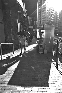 News stand on Des Voeux Road West, Sheung Wan, 2 October 2019