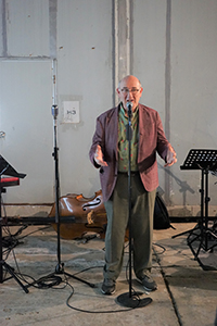 Jeffrey Shaw, speaking after the opening of a retrospective exhibition of his new media artwork, Osage, Kwun Tong, 12 November 2019