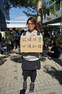 Climate change protest, Tim Mei Avenue, Admiralty, 29 November 2019