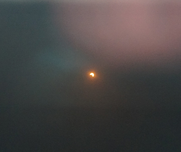 Partial annular solar eclipse, viewed from Tsim Sha Tsui, 26 December 2019