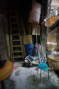 Basement level of Champagne Court, Carnarvon Road, Tsim Sha Tsui, 26 December 2019
