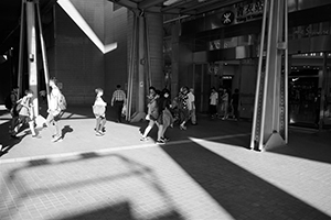 Outside Tsing Yi MTR station, New Territories, 24 July 2019