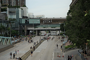 'Reclaim Yuen Long' protest against the mob attack on 7.21, Castle Peak Road, Yuen Long, 27 July 2019