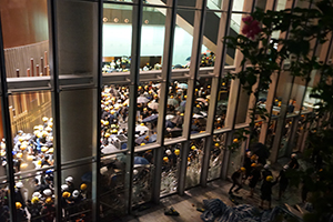 Protesters enter the Legislative Council, Admiralty, 1 July 2019