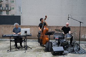 Jazz performance by Jazvolution, 5 July 2019