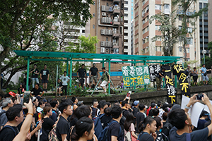 Anti-extradition bill march from Tsim Sha Tsui to West Kowloon Station, Kowloon Park Drive, 7 July 2019