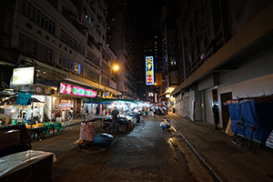 Temple Street, Yau Ma Tei, 7 July 2019