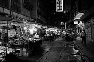Temple Street night market, Yau Ma Tei, 7 July 2019