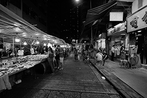 Temple Street night market, Yau Ma Tei, 7 July 2019