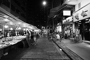 Temple Street night market, Yau Ma Tei, 7 July 2019