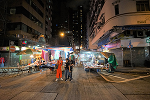 Temple Street night market, Yau Ma Tei, 7 July 2019