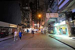 Temple Street night market, Yau Ma Tei, 7 July 2019