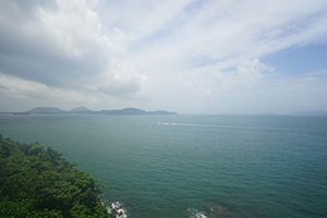 View from Cyberport towards Lamma Island, 8 July 2019