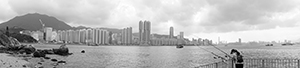 View towards Hong Kong Island from Lei Yue Mun, 12 July 2019