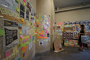 Lennon Wall, Tai On Building, Sai Wan Ho, 12 July 2019