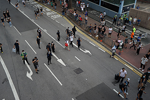 'Reclaim Sheung Shui' protest against parallel traders from China, 13 July 2019