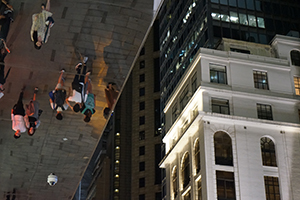 Reflection, Pedder Street, Central, 2 August 2019