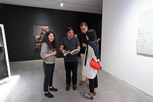 Opening of an exhibition of work by Louise Nevelson and Yin Xiuzhen, Pace Gallery, 20 September 2019