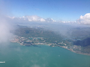 New Territories viewed from above, 6 September 2019