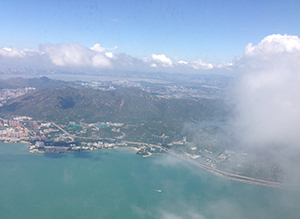 New Territories viewed from above, 6 September 2019