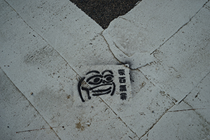 Graffiti against the anti-mask law, Canton Road, Kowloon, 20 October 2019