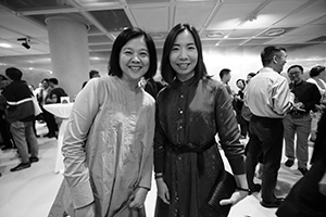 LCSD curators at the ceremony for the reopening of Hong Kong Museum of Art after renovation, Tsim Sha Tsui, 30 October 2019