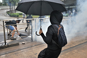 Tear gas used without warning on peaceful if unauthorized protesters, Queensway, Admiralty, 6 October 2019
