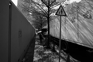 Street scene, Shek Tong Tsui, Hong Kong Island, 7 November 2019