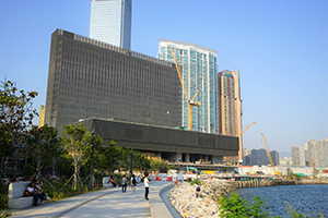 M+ under construction, West Kowloon, 9 November 2019