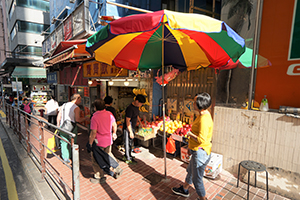 Street scene, Morrison Street, Sheung Wan, 16 November 2019