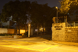 Entrance to the PLA's Gun Club Hill Barracks, Austin Road, 16 November 2019