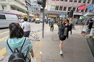 Street scene, Tsim Sha Tsui, 19 November 2019