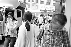 Street scene, Tsim Sha Tsui, 19 November 2019