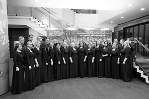 Group photo of the Estonian Philharmonic Chamber Choir, City Hall, Central, 30 November 2019