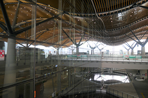 The Hong Kong - Zhuhai - Macau Bridge Port building,  Chek Lap Kok, 20 November 2019