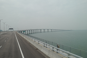 On the Hong Kong - Zhuhai - Macau Bridge, 20 November 2019