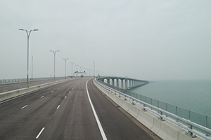 On the Hong Kong - Zhuhai - Macau Bridge, 20 November 2019